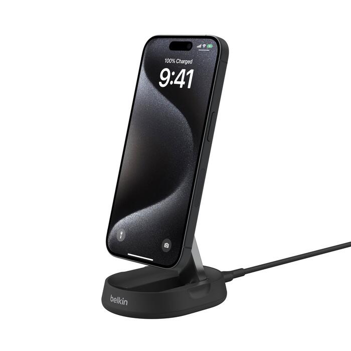 Belkin BoostCharge Pro Ladestation mit Qi2 (15 W), schwarz Belkin BoostCharge Pro Ladestation mit Qi2 (15 W), schwarz